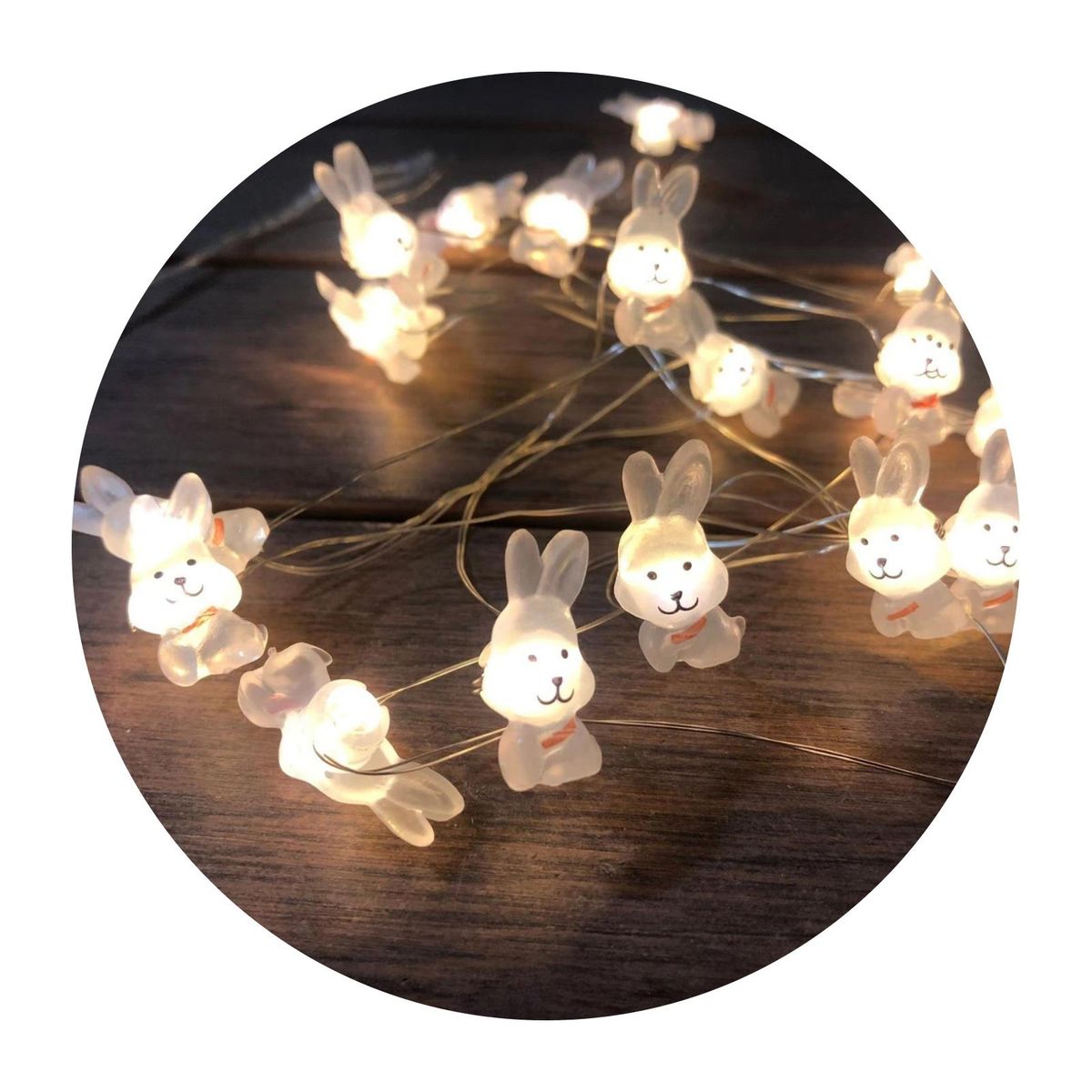 Easter Bunny Lamp Bunny Carrot Fairy Lamp Hanging Ornament Gift C