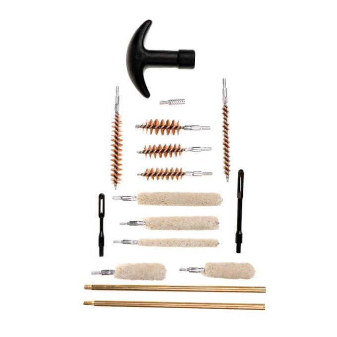 16 Pieces / Set Universal Cleaning Kit Cleaner Brushes Brass Rod Mops