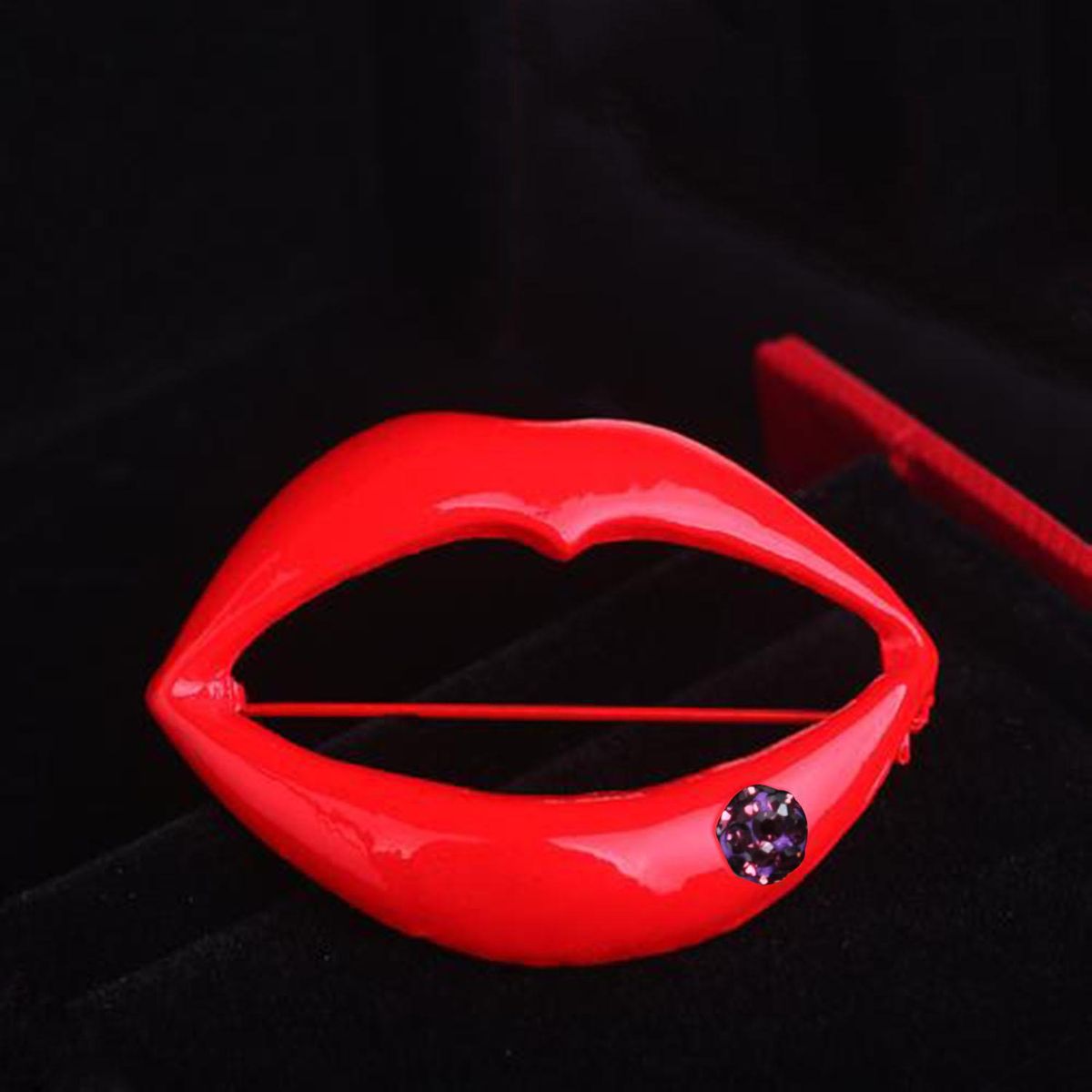 Cool Crystal Gem Steel Micro Labret Piercing Stud for Lip /