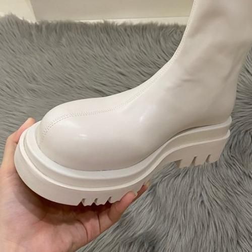 Women's Boots Shoes Back Zipper Mid-tube Boots
