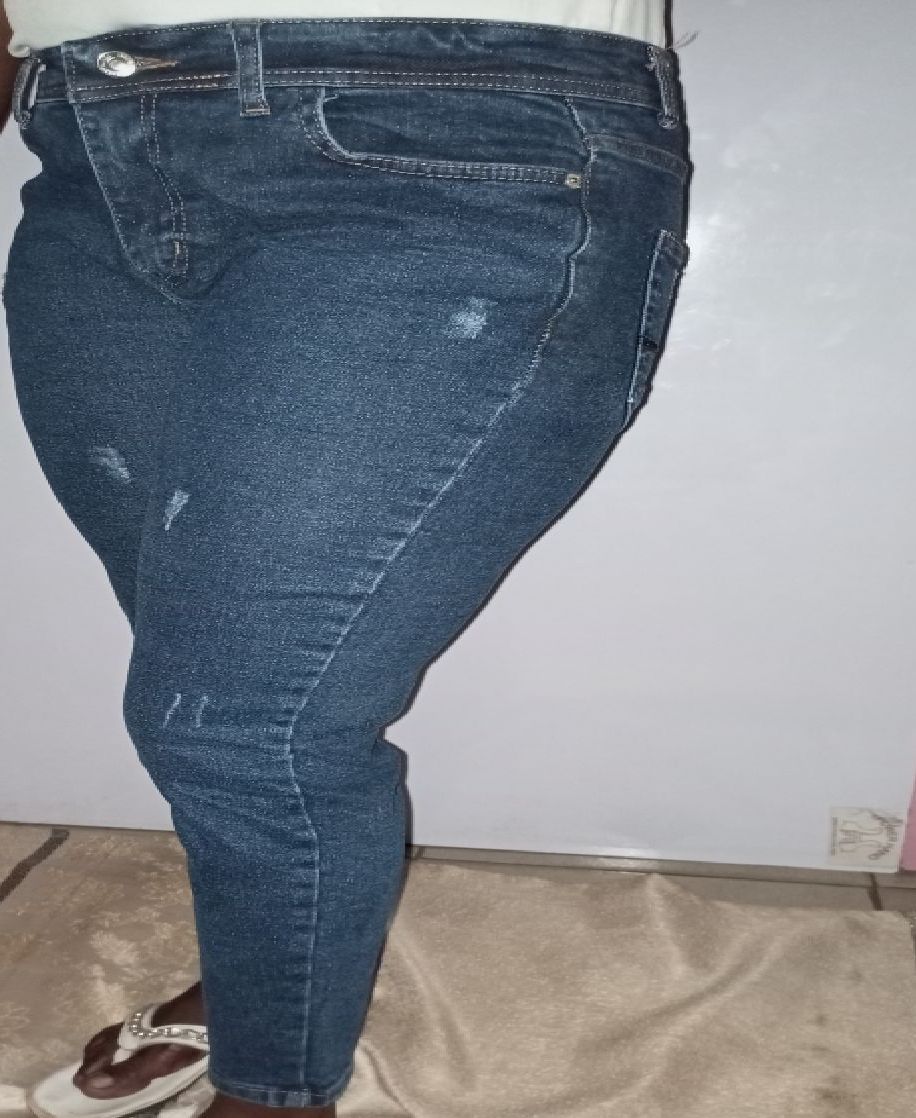 Turkish Boyfriend Ladies Stock Jeans - Skinny - Blue