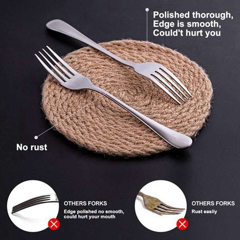 Set Of 12 Top Food Grade Stainless Steel Silverware