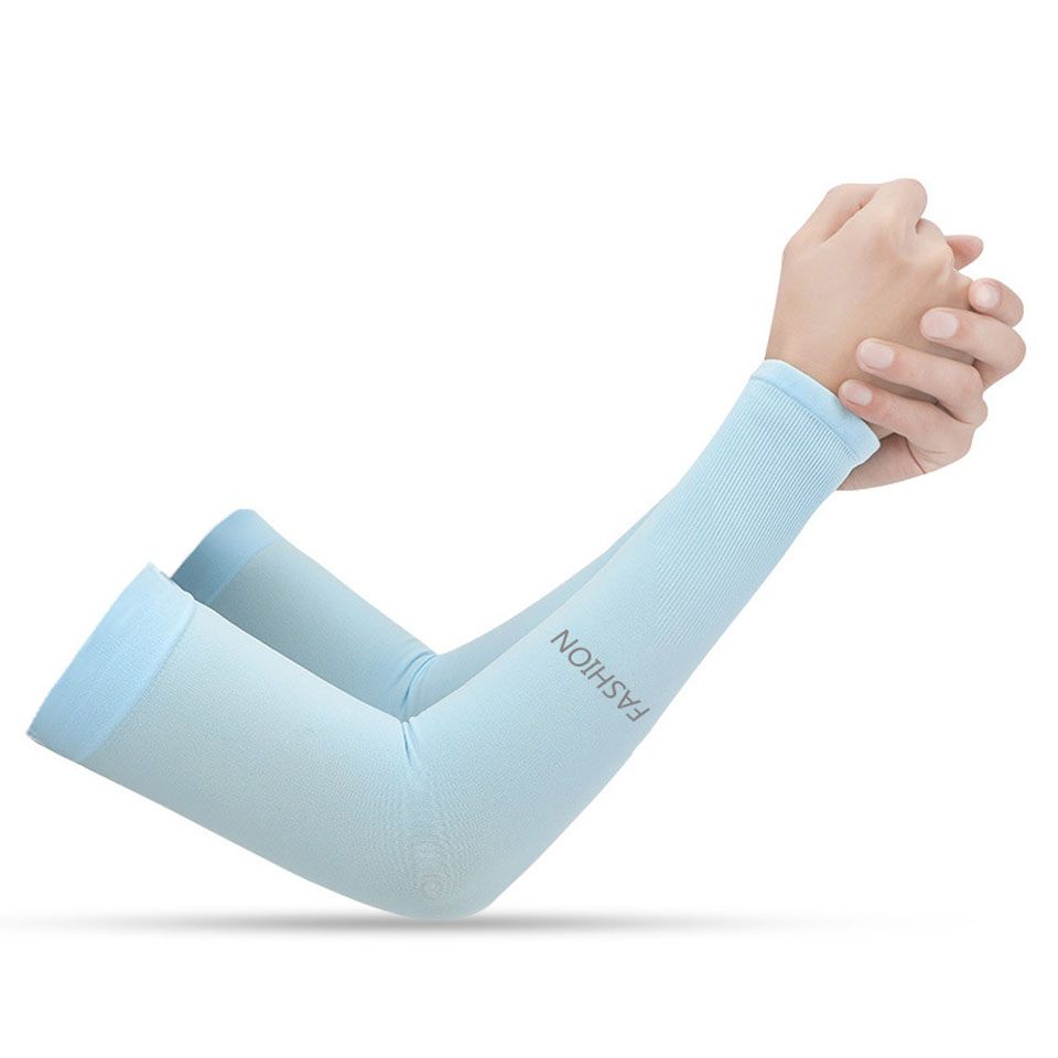 1 Pair Ice Fabric Arm Sleeves Mangas Warmers Summer Sport