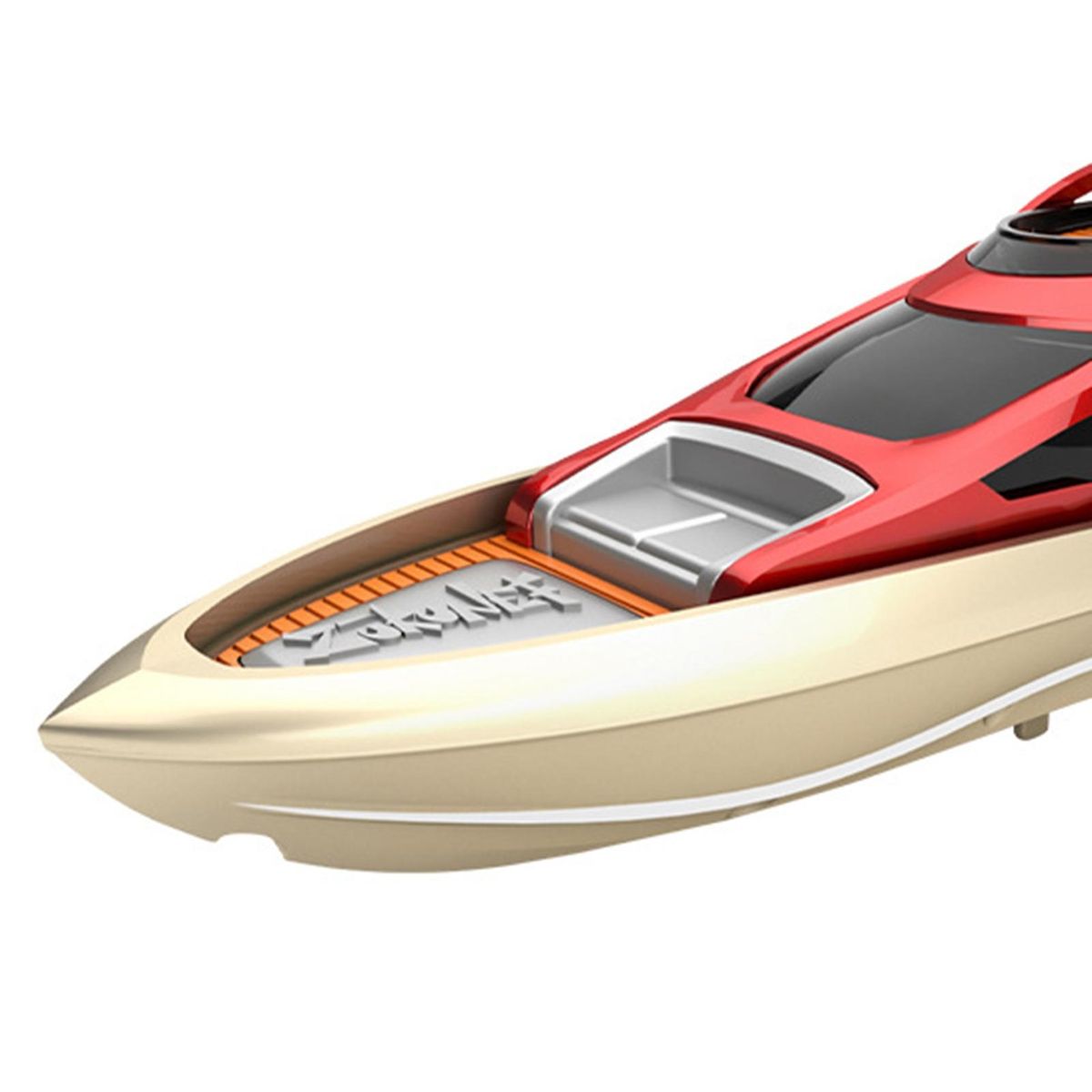 1 Set Remote Control Boat Yacht Model RC Boat Toys Red
