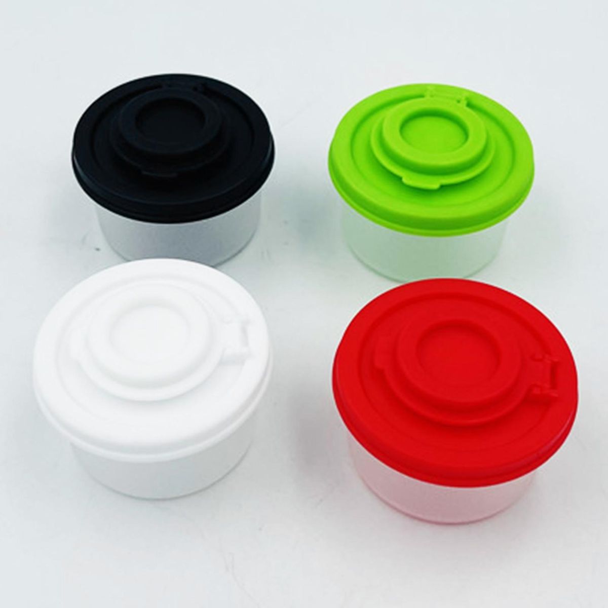 Travel-friendly Condiment Containers Moisture-proof Salt for Kitchen White