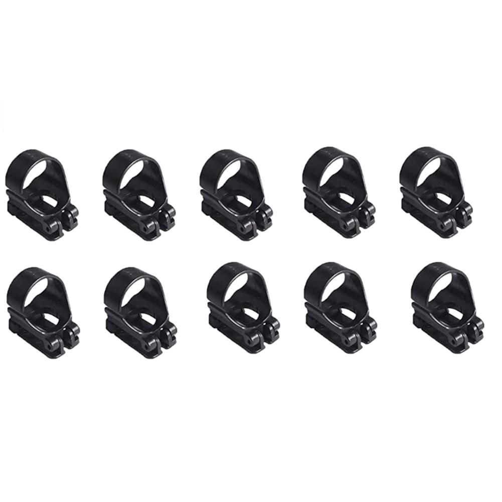10Pcs Scuba Dive Universal Plastic Snorkel Keeper Retainer
