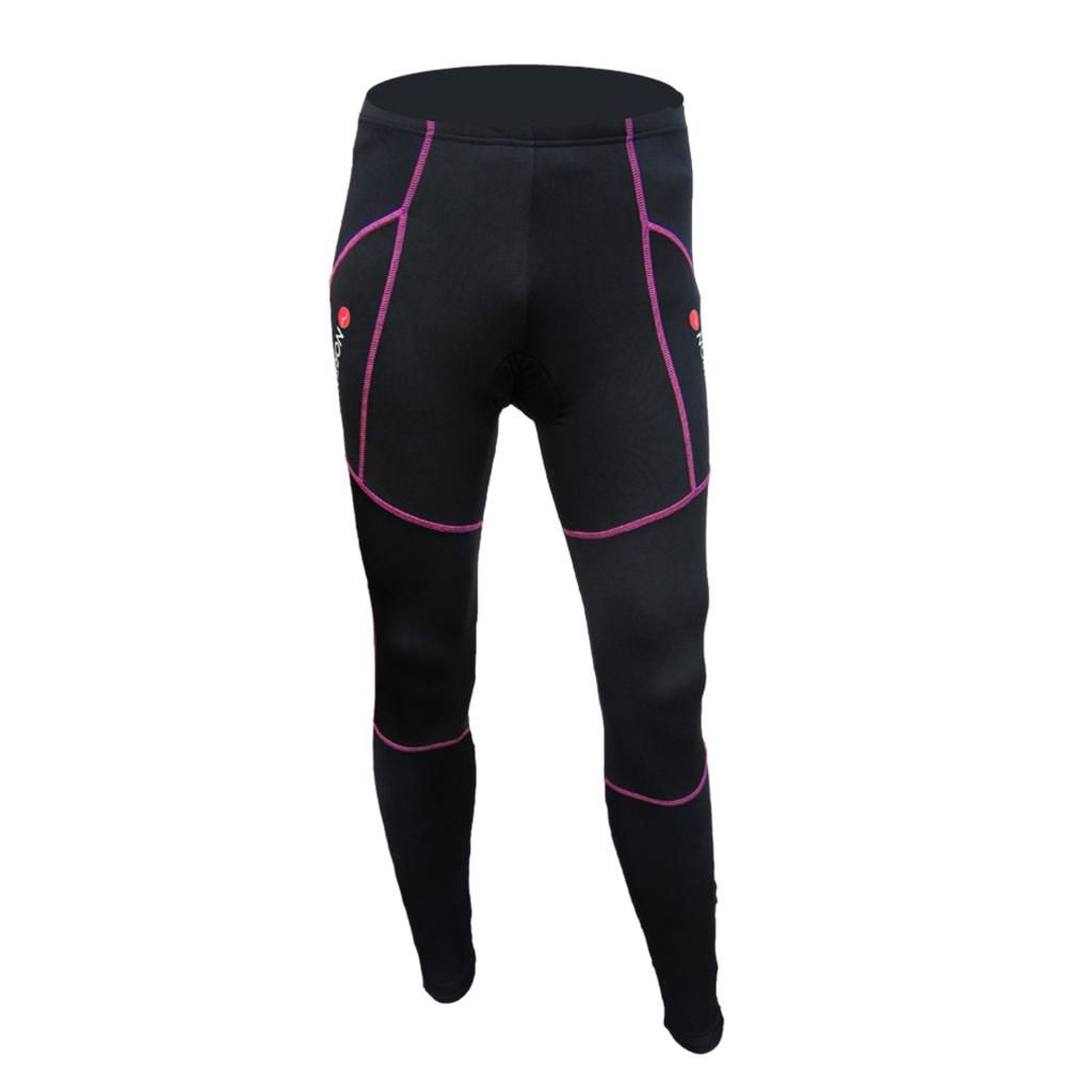 Womens Cycling Tights Winter Thermal Cold Wear 3D Padded Egging L