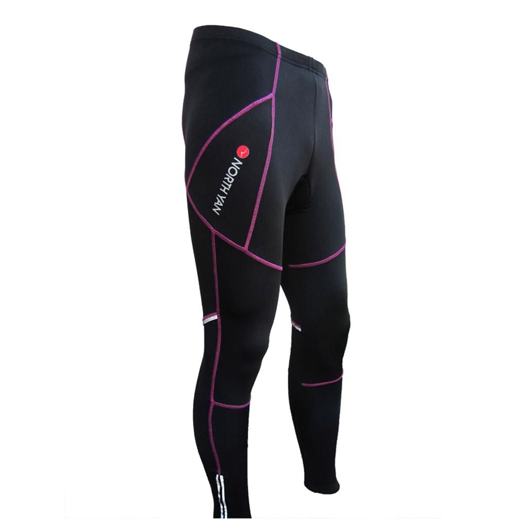 Womens Cycling Tights Winter Thermal Cold Wear 3D Padded Egging L