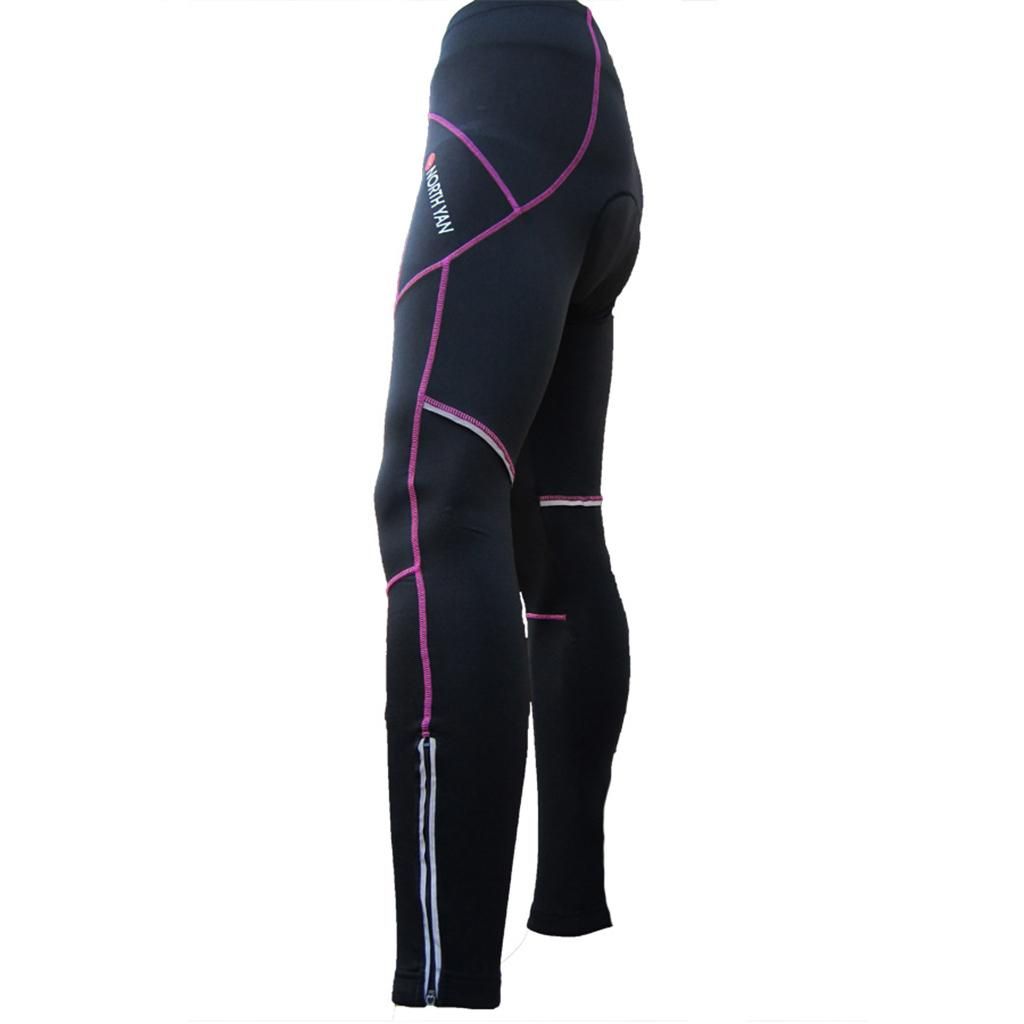 Womens Cycling Tights Winter Thermal Cold Wear 3D Padded Egging L
