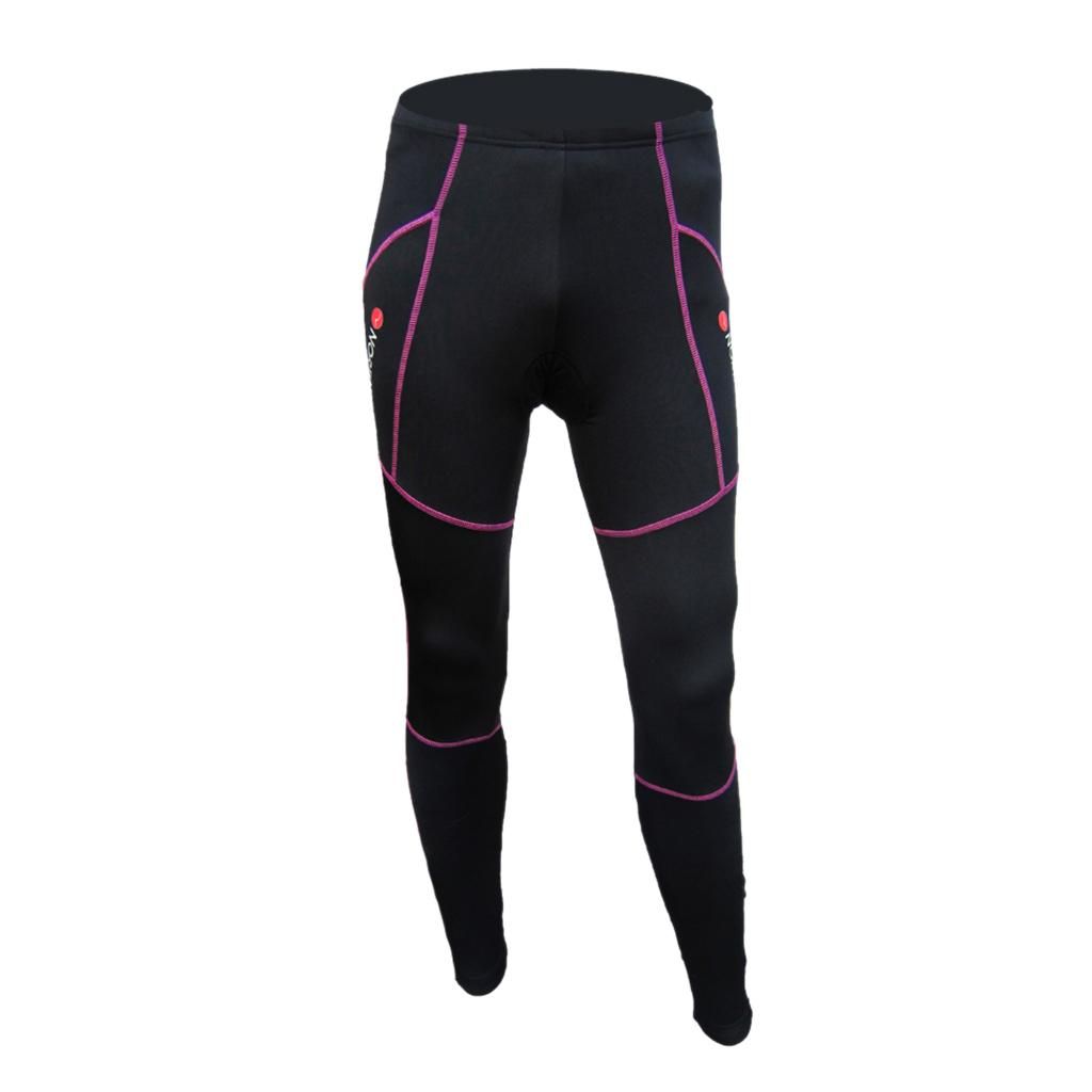 Womens Cycling Tights Winter Thermal Cold Wear 3D Padded Egging L