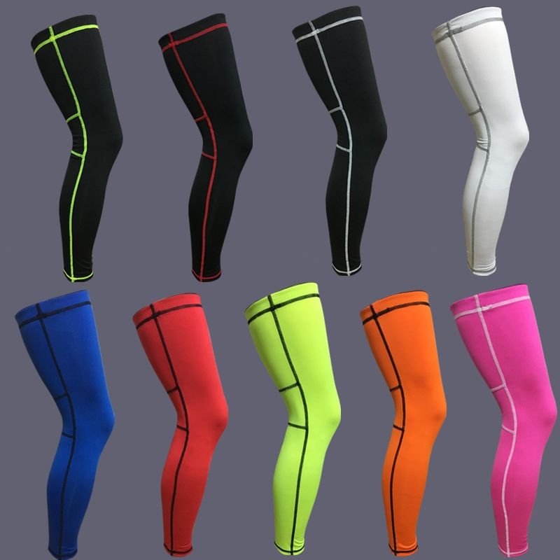 2 Pcs/lot Elastic Lycra Thigh Calf Compression Sleeves Leg