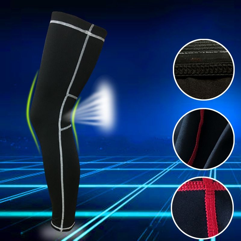 2 Pcs/lot Elastic Lycra Thigh Calf Compression Sleeves Leg