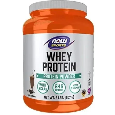 Now Food Sports Whey Protein Powder With Bcaas - 2lbs - 907g