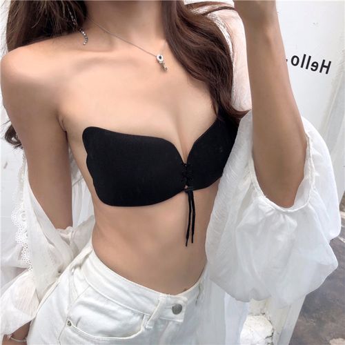 1 PcsStrapless Silicone Self Adhesive Invisible Bra Butterfly Wings