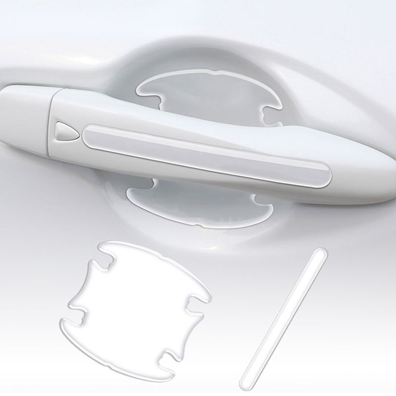 Car Door Bowl Handle Protector Stickers For Peugeot 206 307