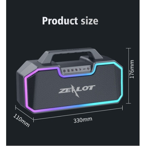 S57 Portable Bluetooth Speaker -  60W