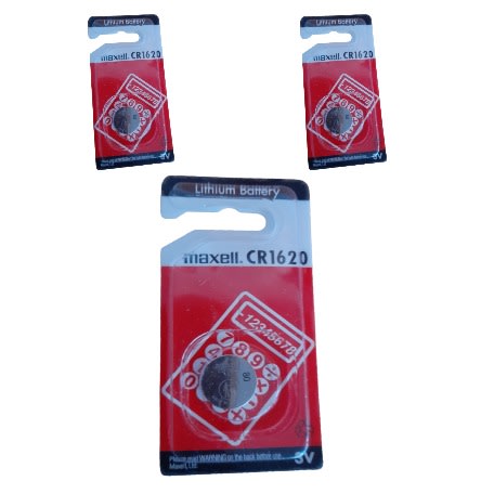 Lithium battery - cr1620 - 220mAh - 3 Pieces
