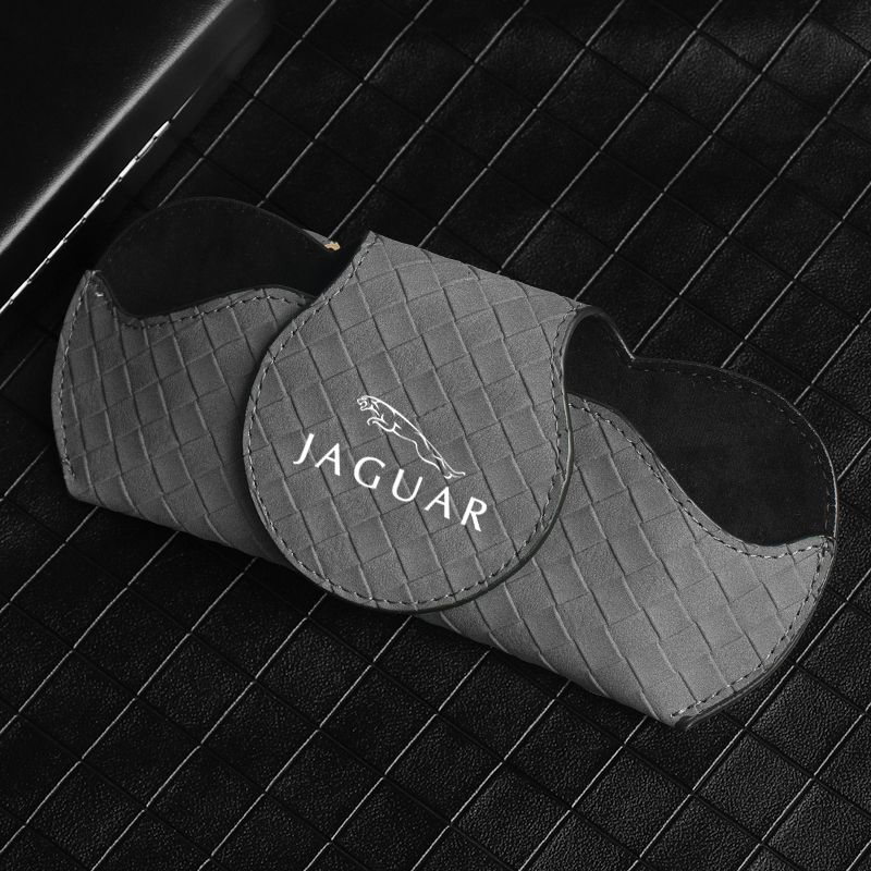 Car Interior Glasses Clip Auto Sun Visor Sunglasses Holder For Jaguar XE XF XJ XKR XEL XFL S F XK