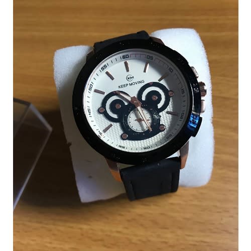 Men's Leather Strap Casual Wrist Watch