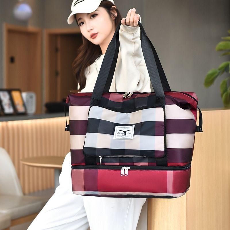 1 Large Capacity Foldable Travel Duffel Bag Lightweight