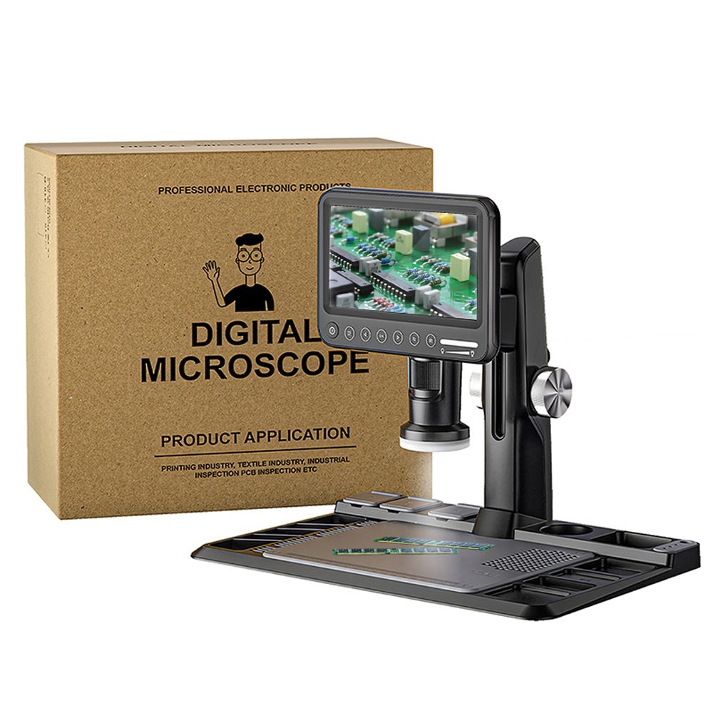 Professional Digital Microscope 12 Million Pixels 7inch IPS