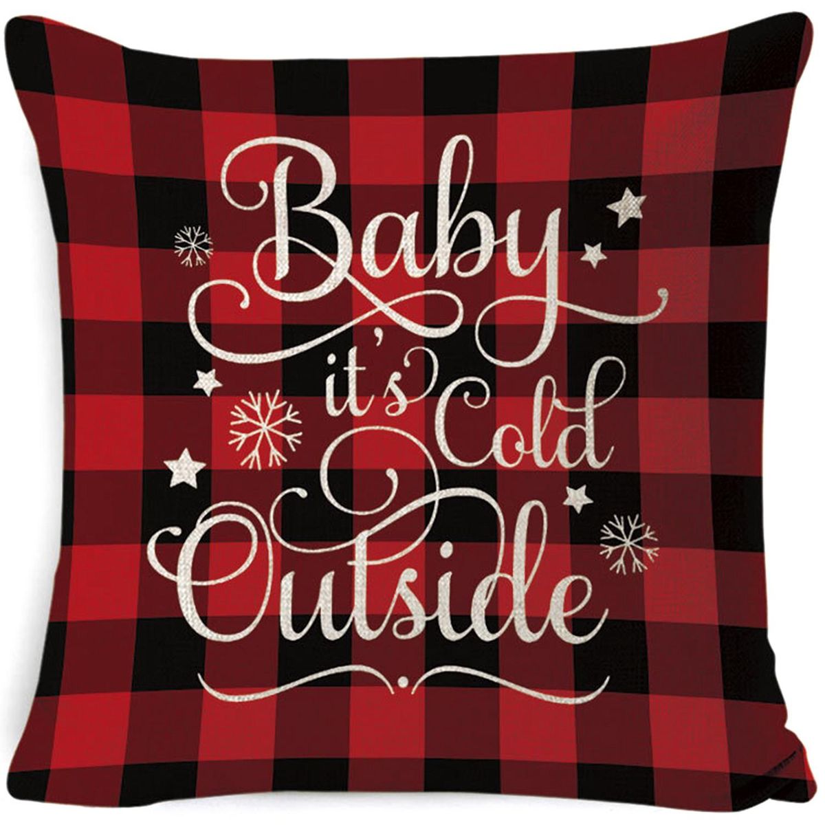 4Pcs Merry Christmas Cushion Cover Decorative Pillows Cover for Sofa Seat Square Soft Throw Pillow Case 45X45cm Home Decor
