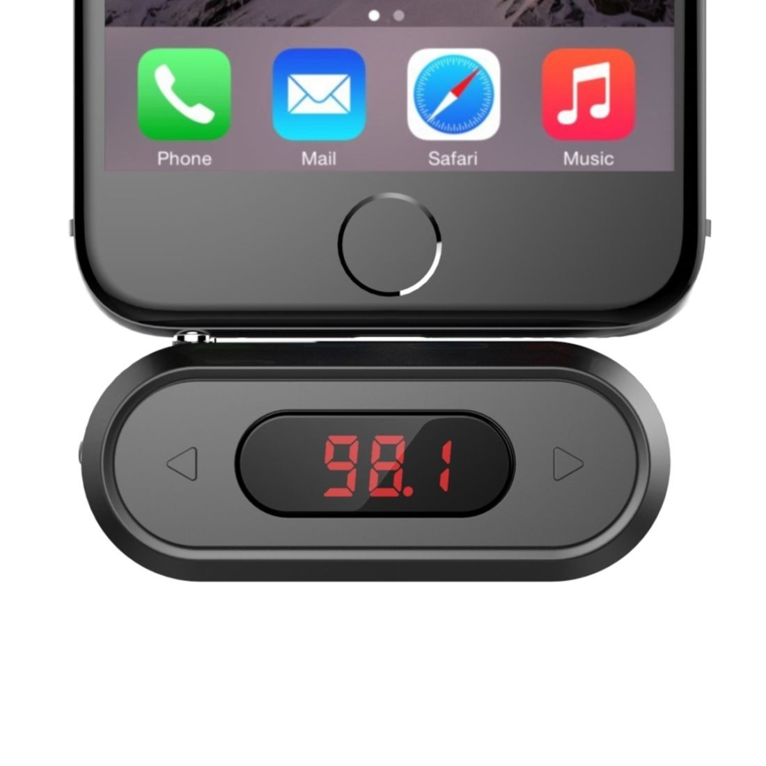 Doosl DSER107 Multifunctional Car FM Transmitter Wireless Music Receiver With 3.5mm Jack & LCD Display, Support Hands-free Call (Black)