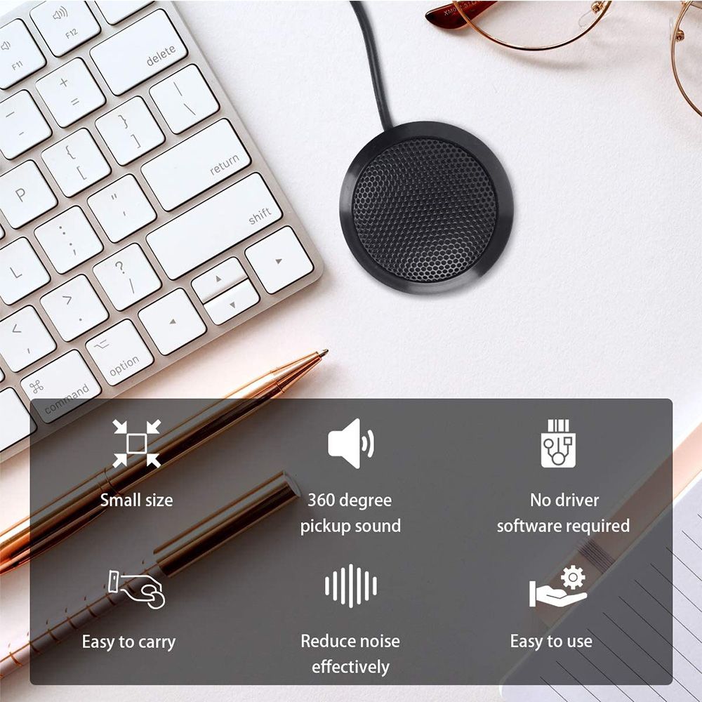 USB Omni Directional Condenser Microphone Mic Meeting Busine