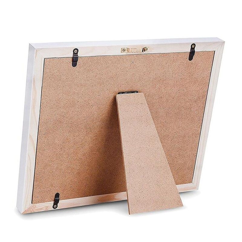 Wood Footprint Handprint Mud Photo Frame