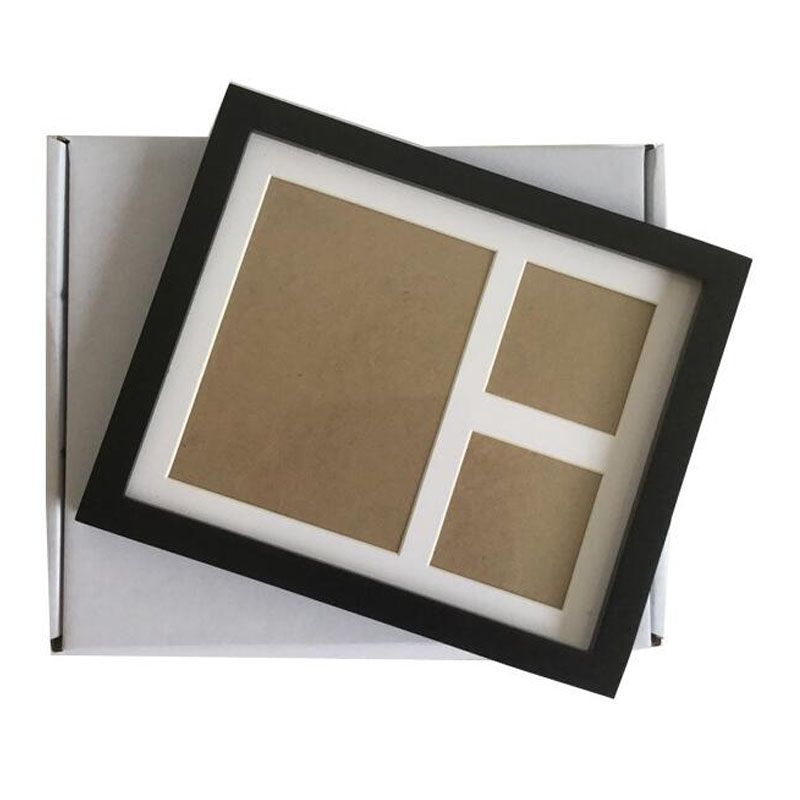 Wood Footprint Handprint Mud Photo Frame