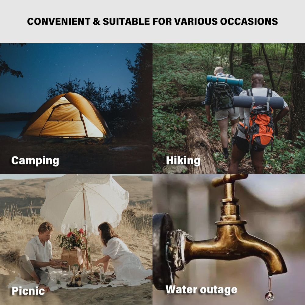 Foldable Water Container 20L Large Capacity With Spigot Lid