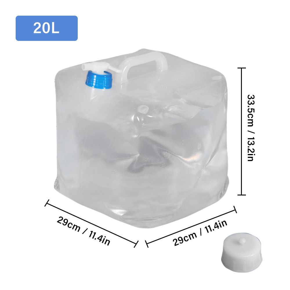 Foldable Water Container 20L Large Capacity With Spigot Lid