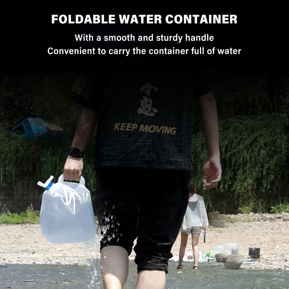 Foldable Water Container 20L Large Capacity With Spigot Lid