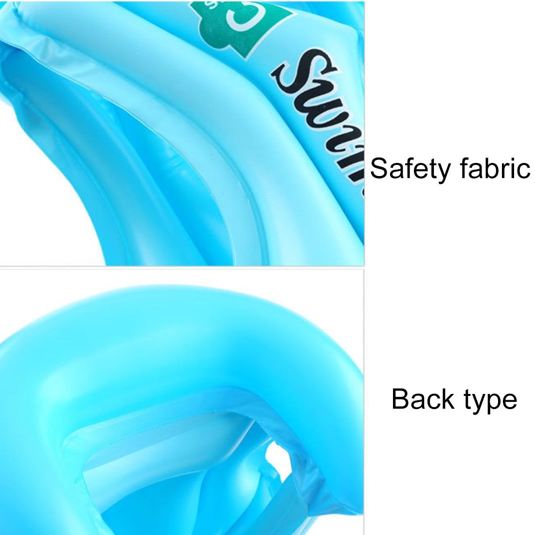 2 PCS B Code Float Inflatable Life Jacket Swimsuit, Size: Medium,  Delivery