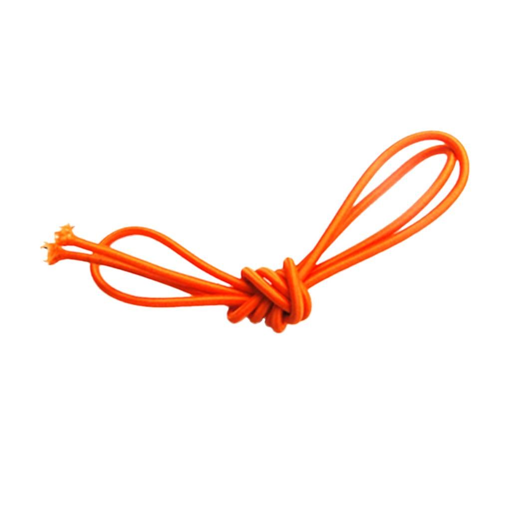4mm Bungee Cord Elastic Shock Cord Rope Tie Down String For 1m Orange