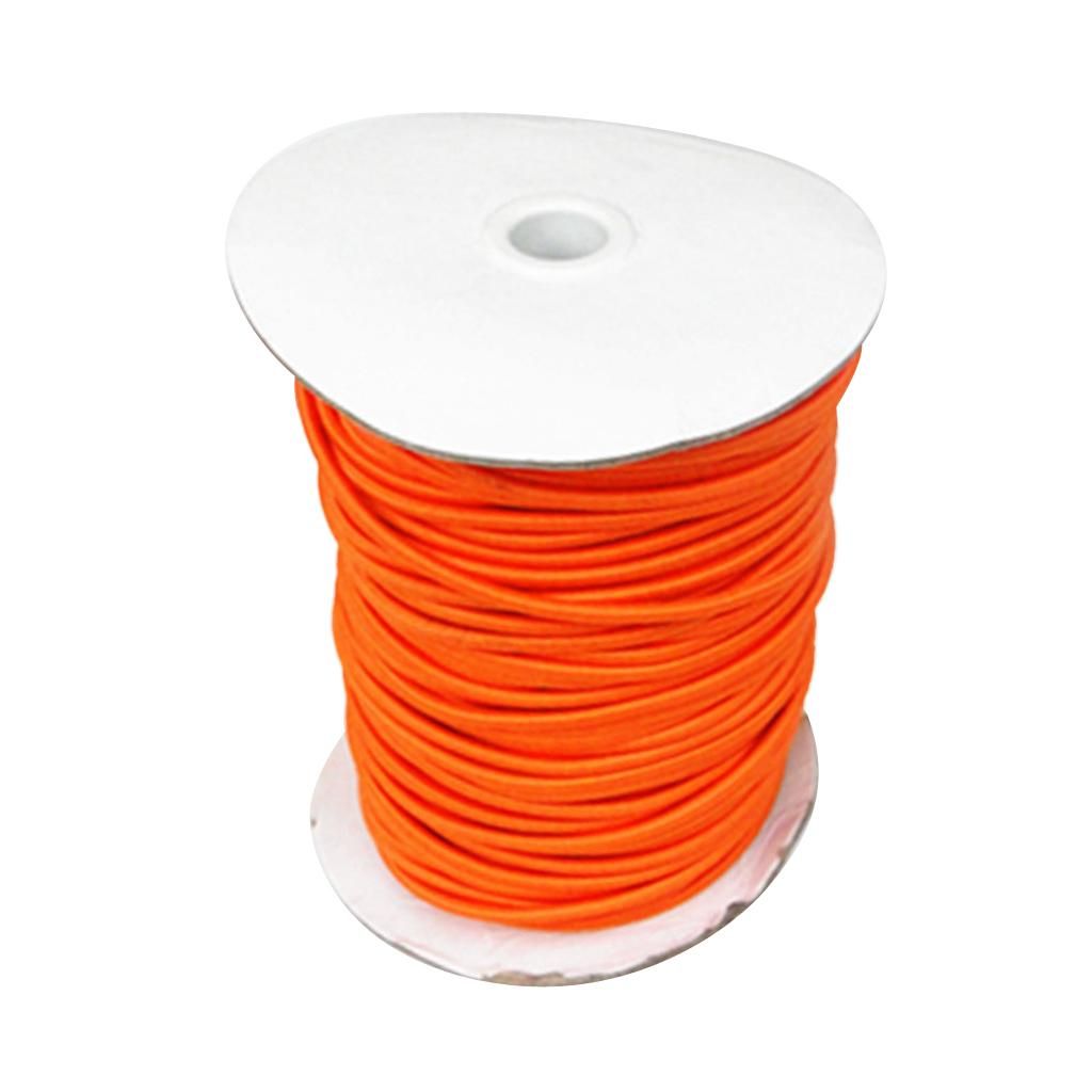 4mm Bungee Cord Elastic Shock Cord Rope Tie Down String For 1m Orange