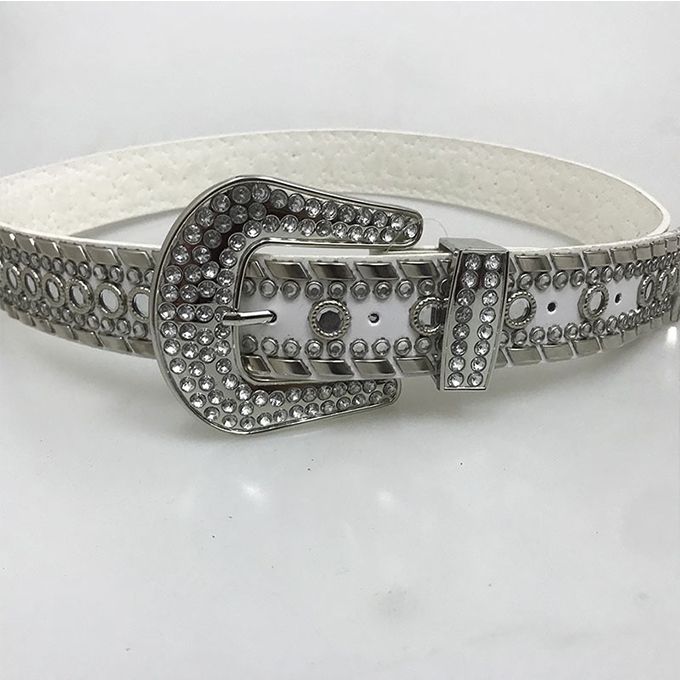 Diamond-Studded Design Women's Elegant Decorative Accessories Style Belt