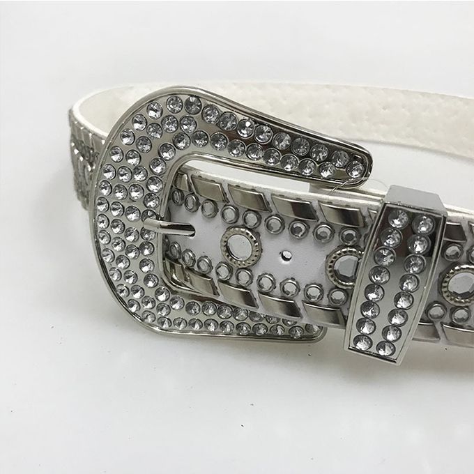 Diamond-Studded Design Women's Elegant Decorative Accessories Style Belt