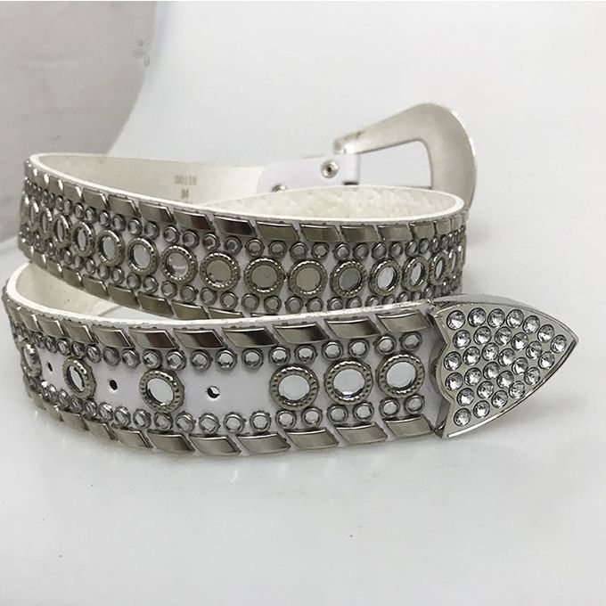 Diamond-Studded Design Women's Elegant Decorative Accessories Style Belt