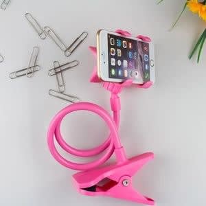 Flexible Mobile Phone Holder Stand Goose Neck - Pink