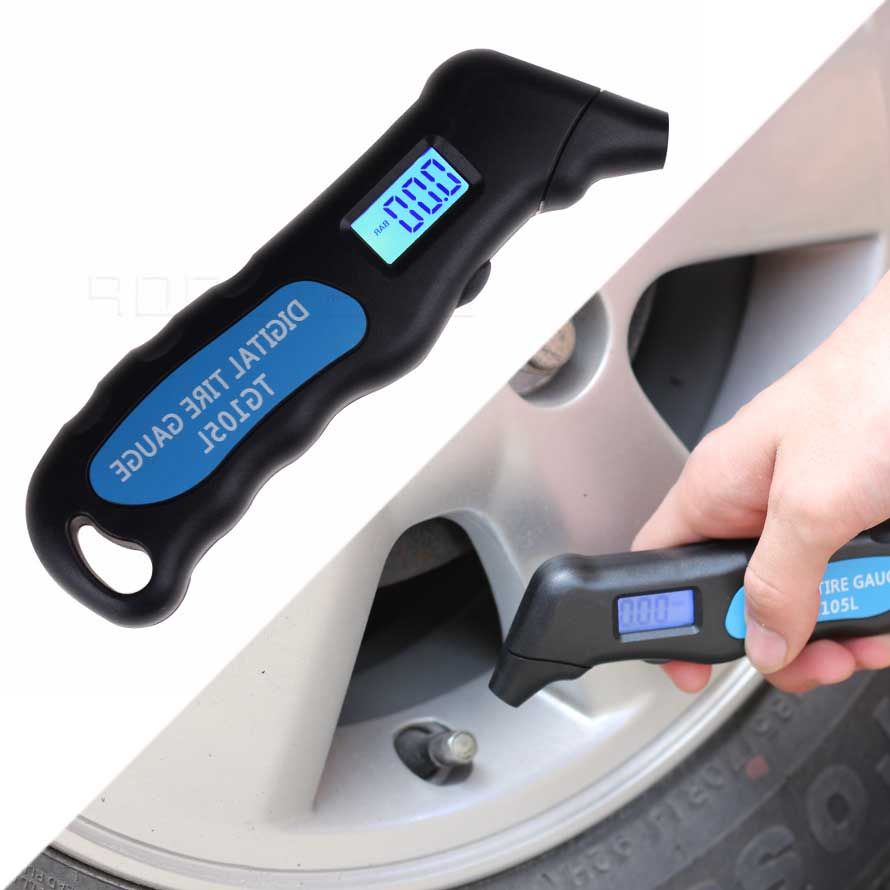 New Digital Auto Car Truck Air Tire Pressure Gauge Tester