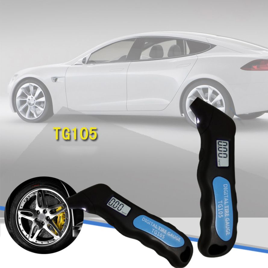 New Digital Auto Car Truck Air Tire Pressure Gauge Tester