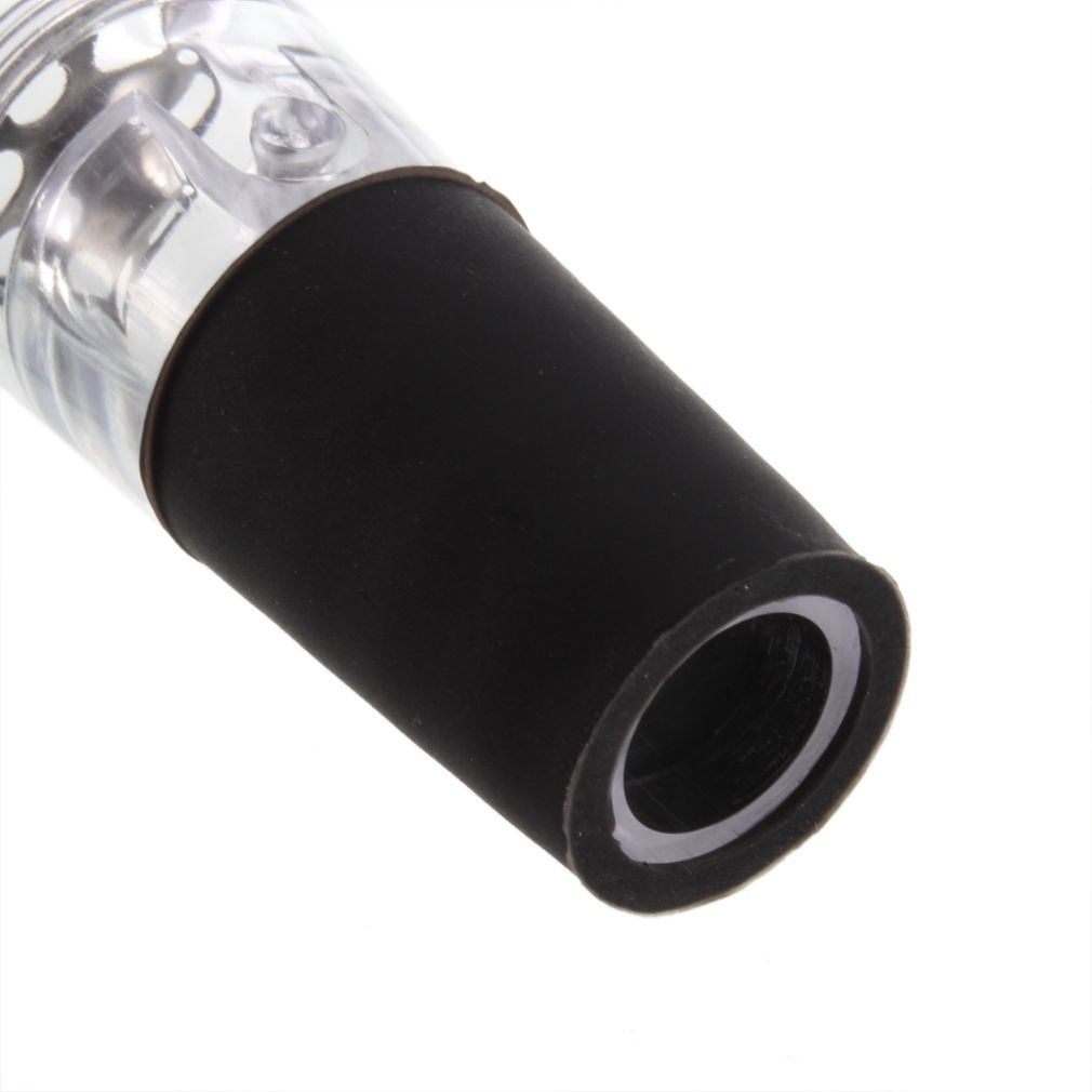 MT  Acrylic Stainless   Aerator Pour Spout Bottle Stopper Decanter Aerating