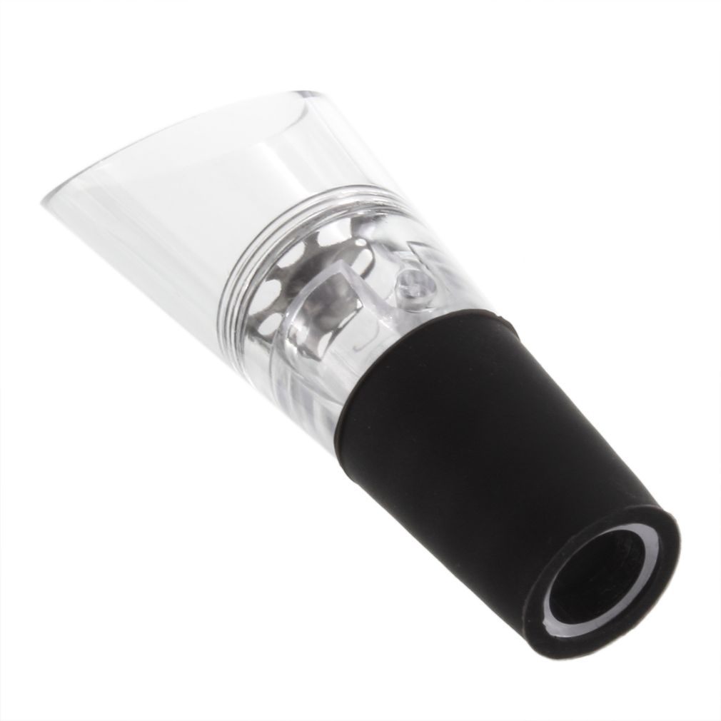 MT  Acrylic Stainless   Aerator Pour Spout Bottle Stopper Decanter Aerating