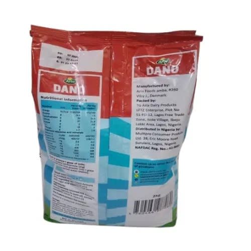 Dano Full Cream Milk Powder -  2kg