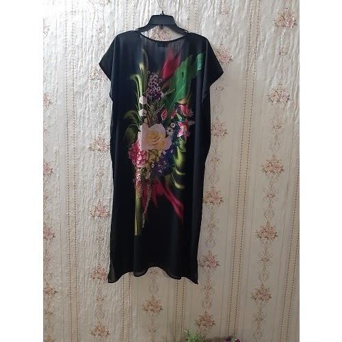 Ladies Chiffon Top With Floral Design