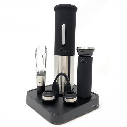 Rechargeable Electric Wine Opener Set And Recorker