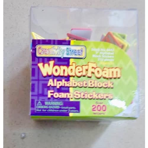 Wonderfoam Alphabet Blocks  For Kids
