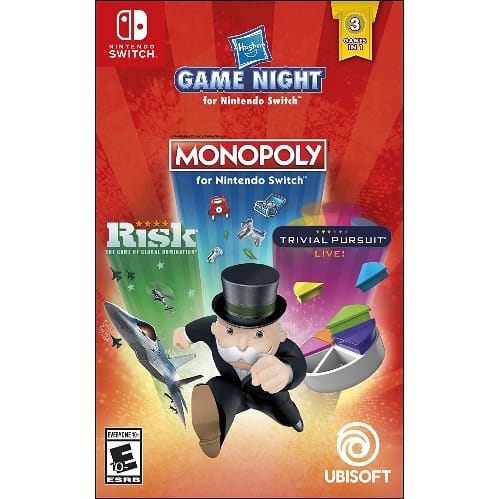 Hasbro Game Night (monopoly, Risk, Trivial Pursuit) - Nintendo Switch