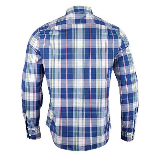 Classic-fit Stretch Plaid Button-down Shirt